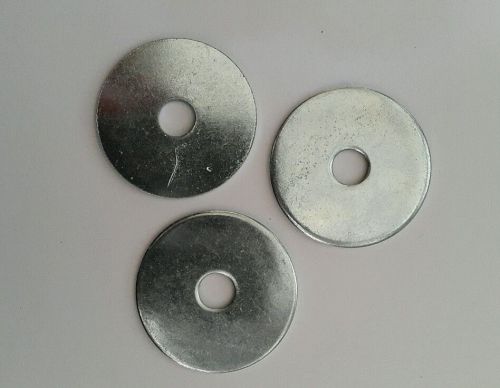 1/4x1-1/4 fender washers steel zinc plated ( 40 pcs ) for sale