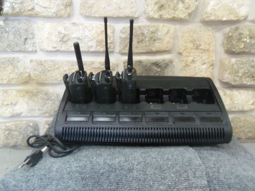 Motorola xpr 6500, 2 xpr 3500 with motorola charging station wpln4211b used for sale
