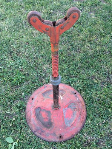 Ridgid heavy duty portable adjustable pipe stand no 46 for sale