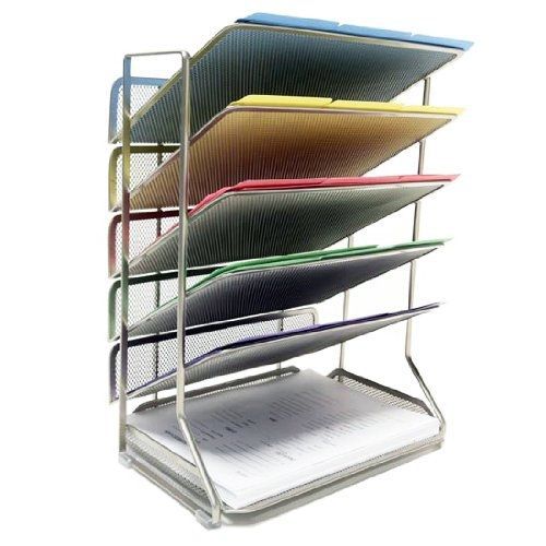 Seville classics office desk organizer, mesh 6-trays for sale