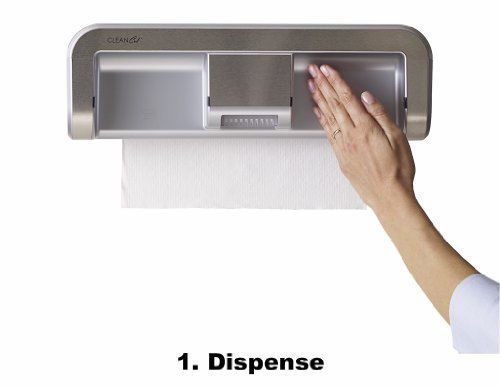 Clean Cut Touchless Paper Towel Dispenser  Black
