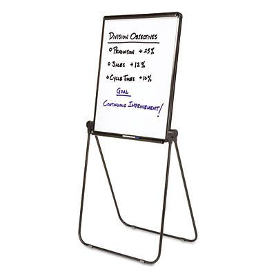 Ultima Presentation Easel, 27 x 34, White Surface, Black Frame, Sold as 1 Each