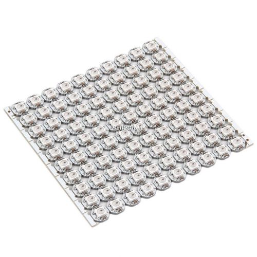 WS2812B 10*10 100-Bit Full Color 5050 RGB LED Lamp Panel Light For Arduino G8