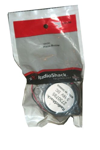 RadioShack 100dB Min. Piezo Buzzer  3-20VDC  Part# 273-0795