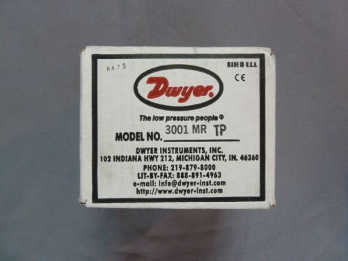 Dwyer 3001mr-tp photohelic water pressure gauge  *new* for sale