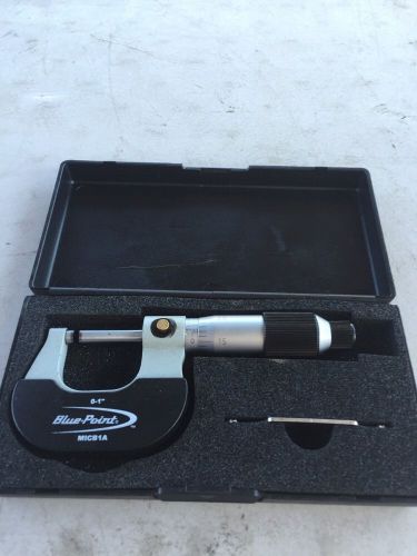 Blue Point Outside Micrometer 0 - 1&#034; used MicB1A