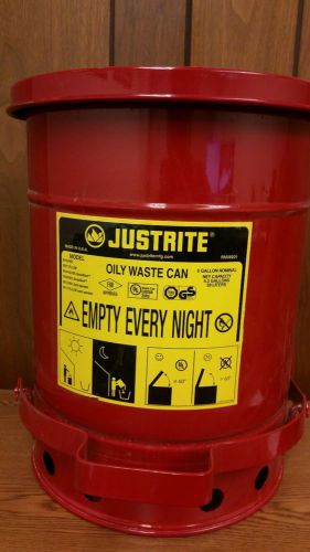Justrite mdl 09100 Oily waste can