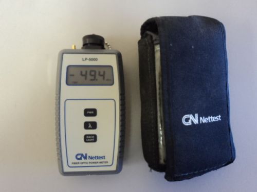 GN NETTEST LP-5000 FIBER OPTIC POWER METER TESTED WORKING CONDITION