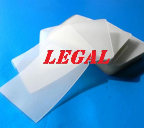 25 legal size  laminating laminator pouches sheets  9 x 14-1/2   5 mil... for sale