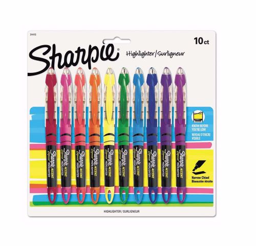 Sharpie Accent Pen Highlighter Chisel Asst 10 ct