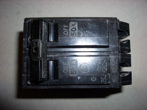 Ge circuit breaker cat# thql 22050 50a 240v 2 pole for sale