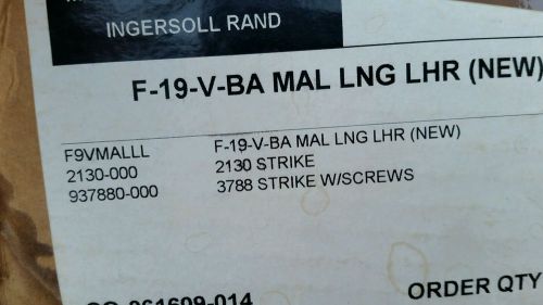 Exit door hardware, nib, grey.  ingersoll rand monarch f-19-v-ba  mal lng lhr. for sale