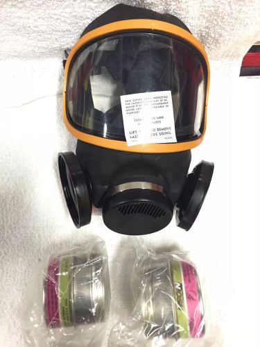 Hycar Ultra-Twin Respirator - Medium Black/orange - MSA