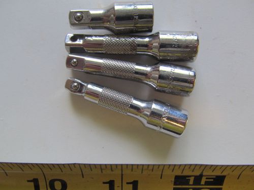Aircraft tools 4 Snap On 1/4&#034; drive extensions