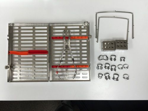 Hu-Friedy Rubber Dam Instrument Cassette Frames Clamps