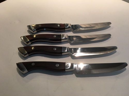 Walco 670528 Denver Chop Full Tang 10-1/4&#034; Steak Knife Set of Four (4)