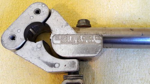 Vintage gilbert hyde chick co clamp - rare tool - chick grip clamp - pipe clamp for sale