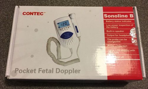 CONTEC Sonoline B Fetal doppler /Backlight LCD, baby heart monitor