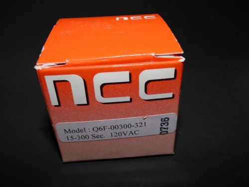 New National Controls Q6F-00300-321 Delay Relay 120VAC
