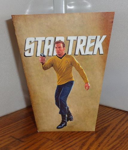 STAR TREK POPCORN BOX # 1. WILLIAM SHATNER, LEORNARD NEMOY......FREE SHIPPING