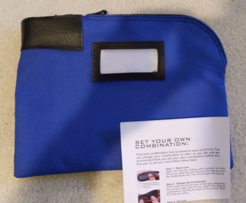 Bristol Ballistic zipper locking Cash Bag Combination Safe Locking Security