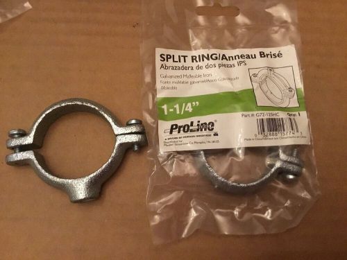 Lot of 28) 1-1/4&#034; 1.25&#034; galvanized split ring hanger galvanized iron (z4) for sale