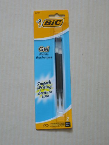 Bic Gel Refill Fits Velocity Gel, Pro+ Gel, Reaction Gel 0.7mm - 2ct, Black