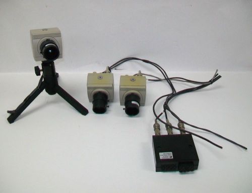 LOT OF 3 JAVS Digital Surveillance CCD Color Camera JAV-7017