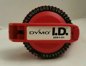 Dymo Embossing Tool Label Maker Embosser I.D. 2001-01 Tapewriter Labeler