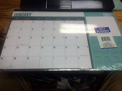 Office School Monthly Desktop  Wall Calendar  2017 Organizer Top Planner 11 x 17