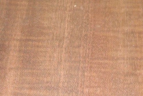 Sapele Mahogany Figured Ribbon wood veneer 4.5&#034; x 11&#034; raw with no backing 1/42&#034;