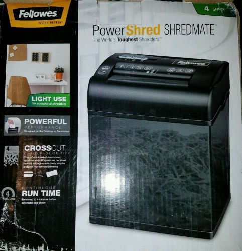 Fellowes Powershred Shredmate Personal Paper Shredder Black