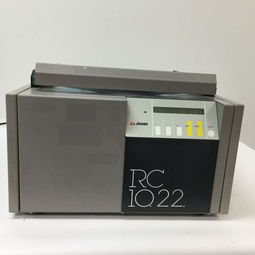 Jouan RC 10.22 Vacuum Concentrator Centrifugal Evaporator