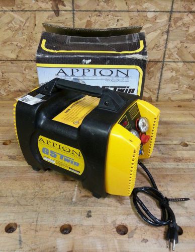 Nice Appion G5 Twin Cylinder Refrigerant Recovery Machine in Original Box