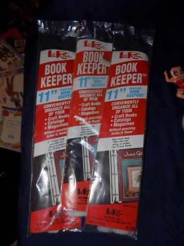 New 3 PKG 12 (36) LoRan BOOK KEEPERS - Organize Craft Books/Magazines-11&#034;