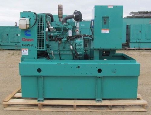 35kw cummins / onan diesel generator / genset - load bank tested for sale