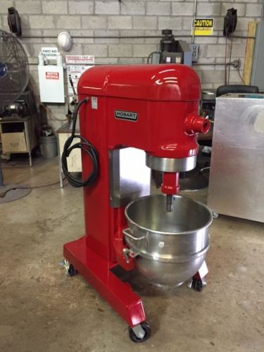 USED H600 T RED HOBART 60QT MIXER W/ ATTACHMENTS