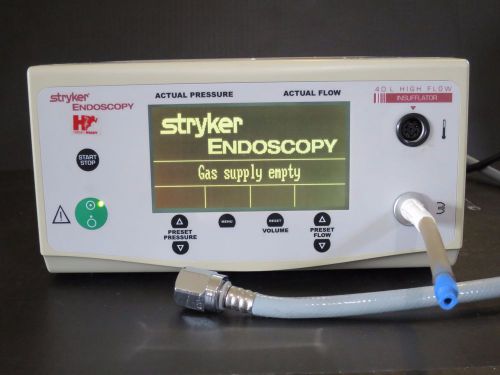 Stryker endoscopy 40l core high flow insufflator 620-040-000/f105 for sale