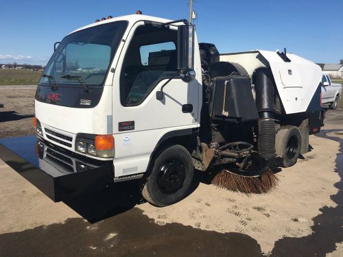 2001 schwarze 348i dual curb brooms parking lot sweeper street sweeper for sale