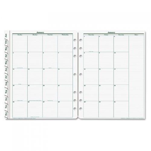 Franklin Covey Original Dated Monthly Planner Refill, January-December, 8-1/2 x