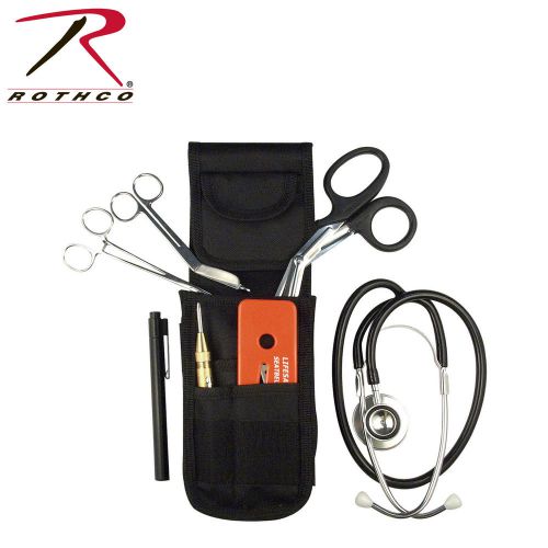 Emt ems emergency response bandage scissors shears punch stethoscope holster set for sale