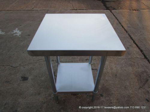 New stainless steel work prep table 24&#034; x 24&#034; , nsf for sale