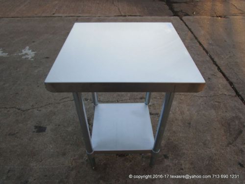 New Stainless Steel Work Prep Table 24&#034; x 24&#034; , NSF