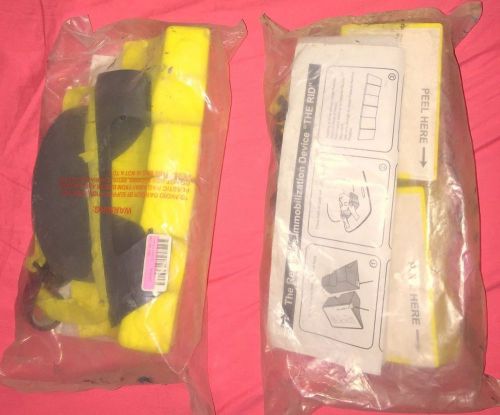 SET OF 2 YELLOW  REYNOLDS IMMOBILIZATION THE RID DEVICES