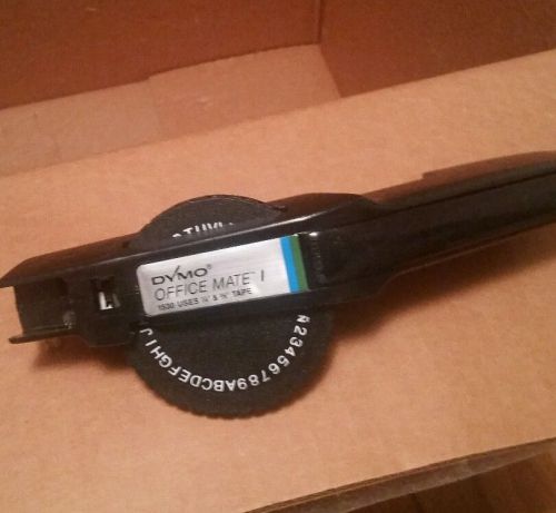 DYMO Office Mate I, Model 1530 Uses 1/4&#034; &amp; 3/8&#034; Tape
