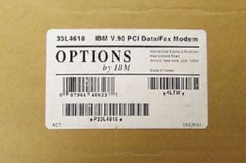 OPTIONS IBM 33L4618 V.90 PCI Data Fax Modem Control Module