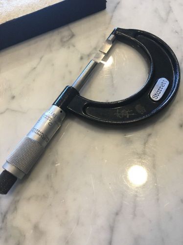 Starrett 0-1 inch blade micrometer no 486-1 w/ case - lot200 for sale