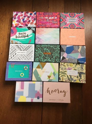 Birchbox Empty Gift Box set of 14