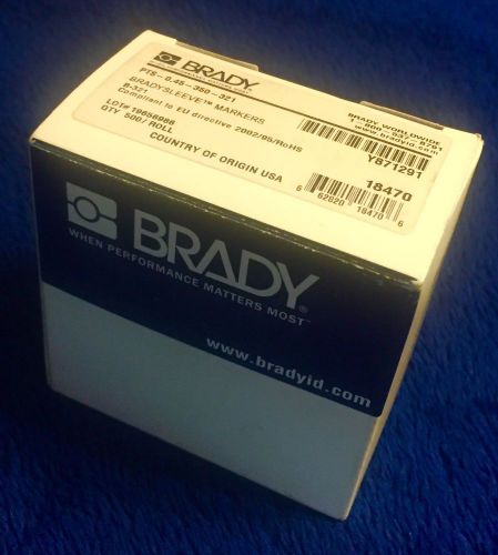 Brady PTS-0.45-350-321, 18470 TLS 2200/TLS PC Link BradySleeve Marker