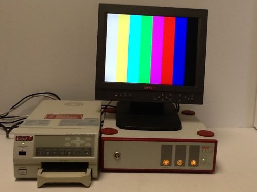 Richard Wolf 5512 1 CCD Endocam with Color Video Printer and Monitor